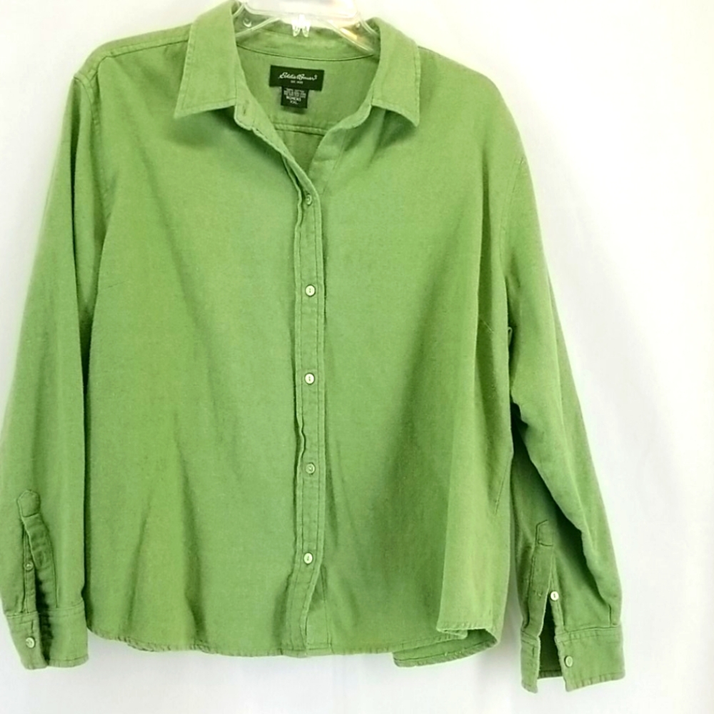 EDDIE BAUER 100% Brushed Cotton Flannel Type Shirt